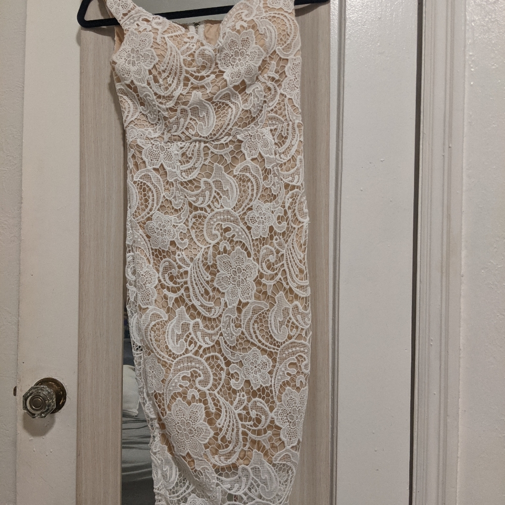 Missguided white dress
